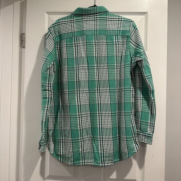 Outerknown Blanket Shirt Women’s Size M/L Button Shacket Green Oversized NWT - Picture 5 of 5